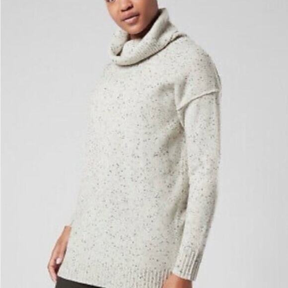 Athleta Bayshore Wool Cashmere Turtleneck Tunic Women’s XL - Picture 1 of 9
